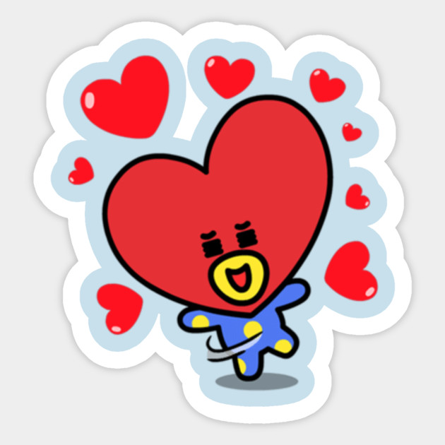 BT21 V TAETAE TAEHYUNG - Bt21 V Taetae Taehyung - Sticker TeePublic